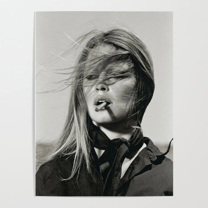 Brigitte Bardot Poster,Wall Art, Art Print, Cavans Print Poster by Hadda86 added by Emily Binnie