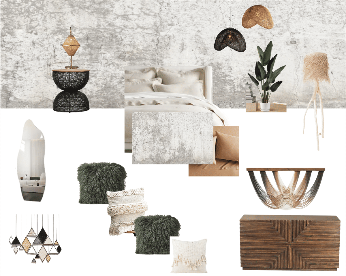Black Bedroom Inspiration designed by Auberon Shull