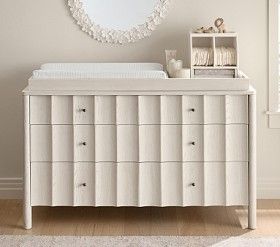 Scalloped 6-Drawer Dresser & Topper Set ( 56w x 19d") added by Sara Gray