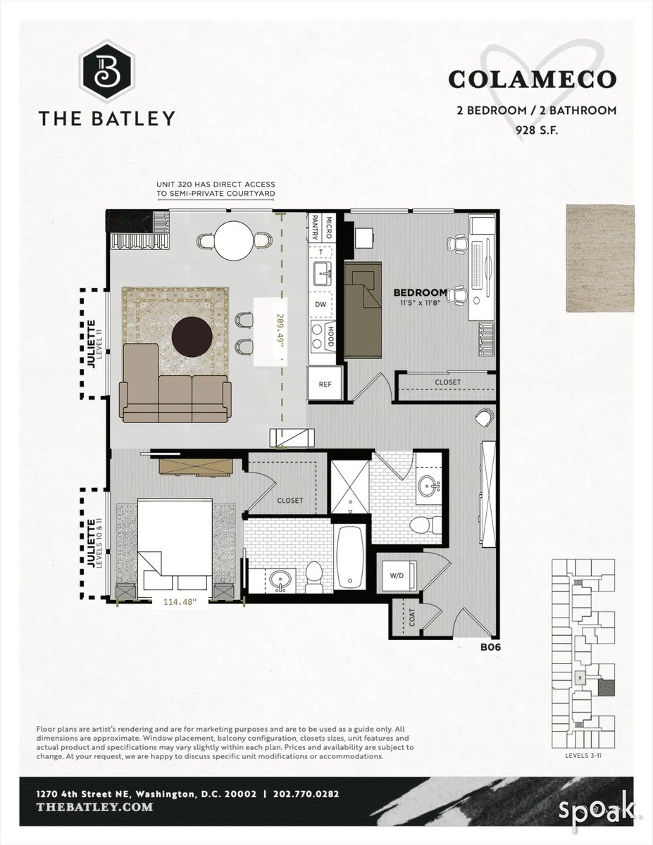 Multi Story Apartment Floor Plan designed by Sophia Super