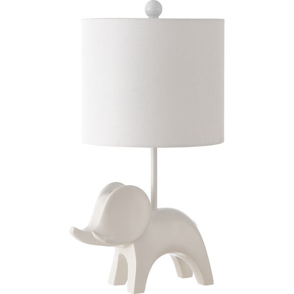 Ellie Elephant Lamp, White - Safavieh Lighting | Maisonette added by Libby Weissman