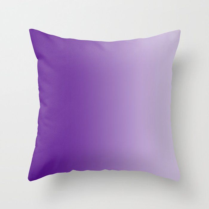 Violet to Pastel Violet Vertical Linear Gradient Throw Pillow by OmbreDesigns added by Ashley Genard
