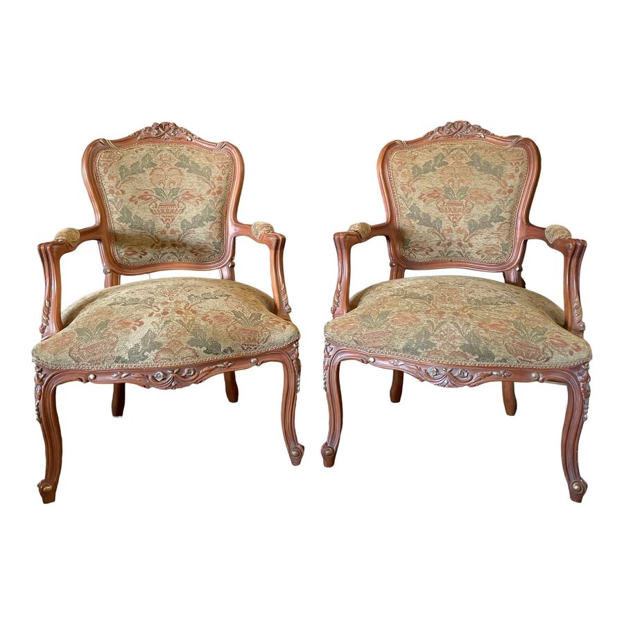 French Louis XV Style Armchairs - a Pair added by Bridget Nelson