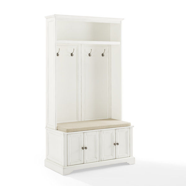 Veere Hall Tree 38'' Wide with Bench and Shoe Storage added by HELEN SALGADO