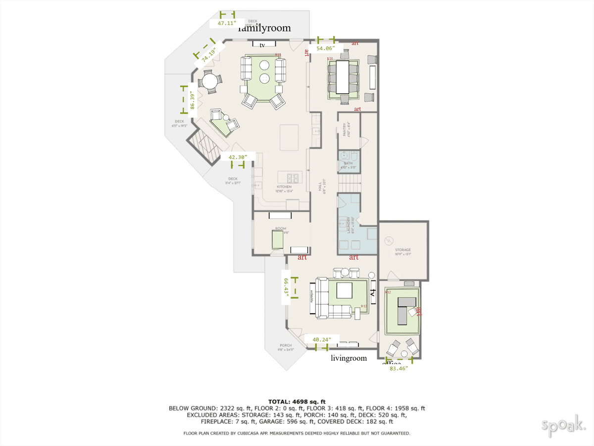 Tv Room Plan designed by sallie tyler