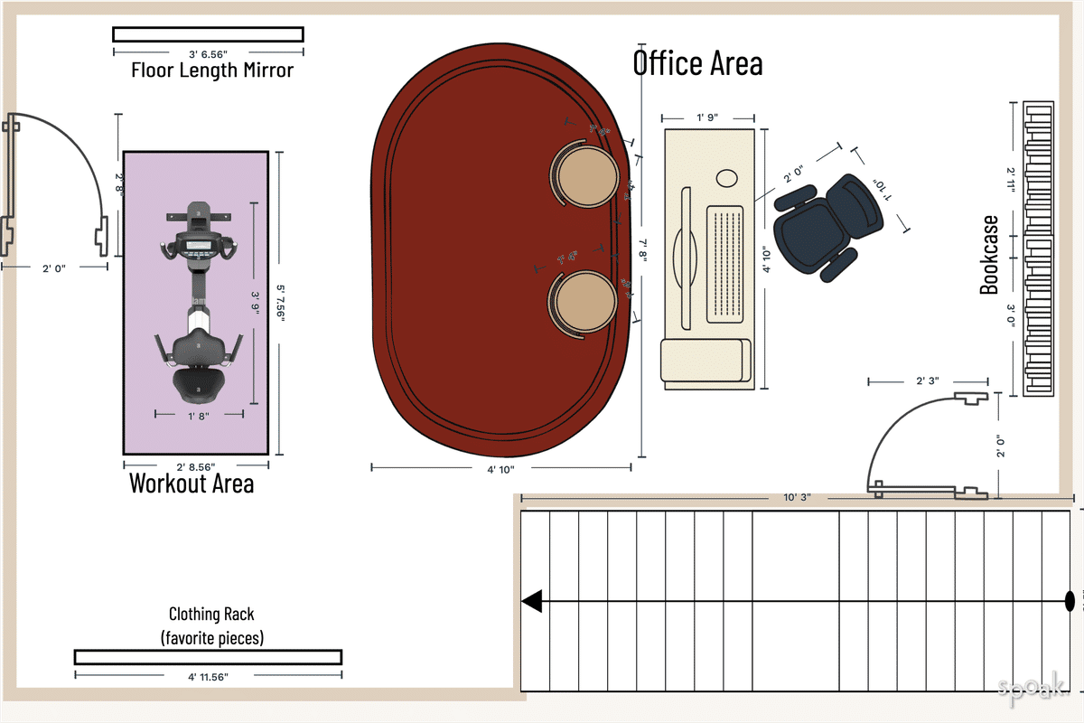 Library Plan designed by Amanda Schmid