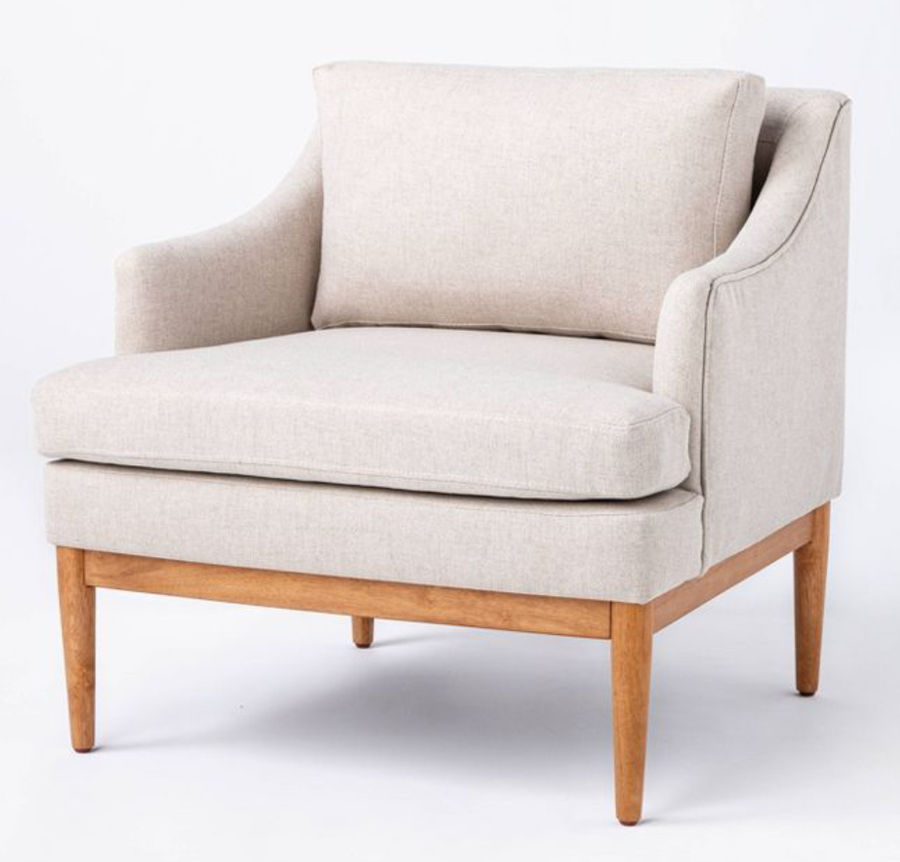 Howell Upholstered Accent Chair with Wood Base - Threshold™ designed with Studio McGee added by Victoria Wootton