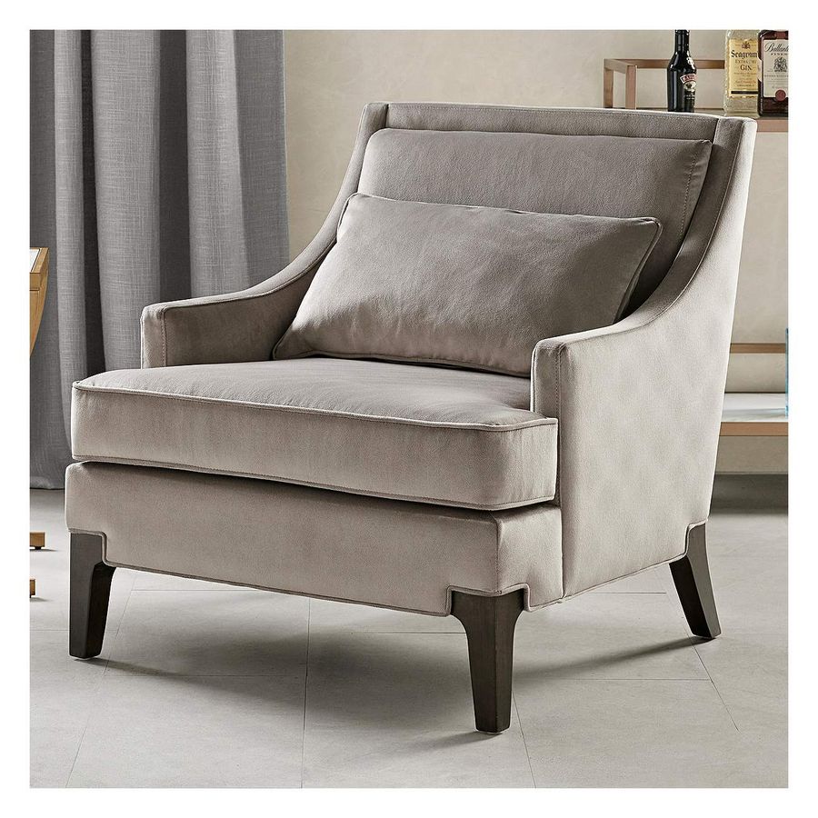 Anna Light Gray Fabric Accent Armchair - #377N8 | Lamps Plus added by Whitney Crutcher