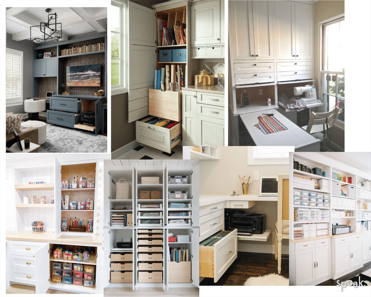 Craft Room Inspiration designed by Moriah Hawks
