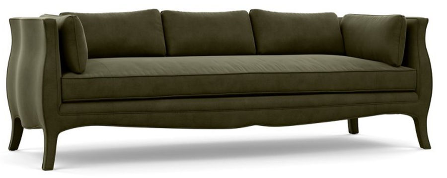 Southern Belle 82" Sofa, Olive Velvet added by Jendalyn Cohen