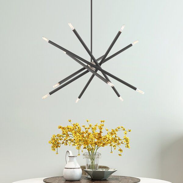 Poco 12 Light Metal Dimmable Sputnik Chandelier added by Tahmeed Chowdhury