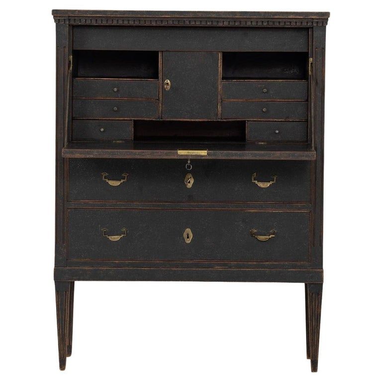 18th c. Swedish Gustavian Period Painted Fall Front Desk added by amanda link