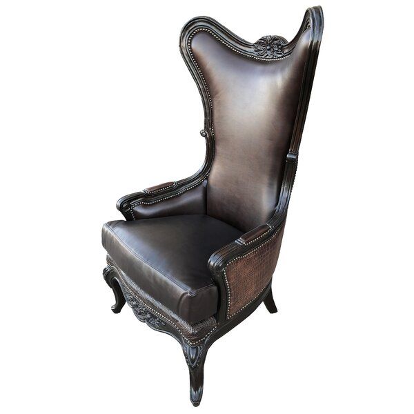 Antoinette Leather Club Chair added by Riley O'Bryan