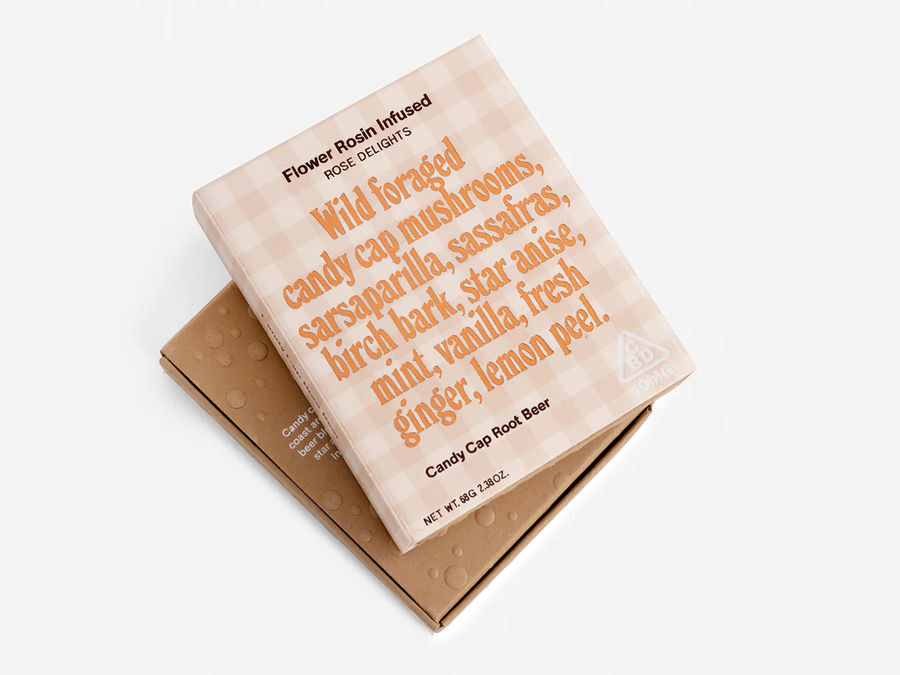 Candy Cap Mushroom and Root Beer CBD Rosin Delights added by eyeswoon interior therapy