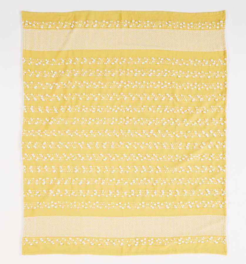 YELLOW TEXTURED KIS THROW added by HELEN SALGADO
