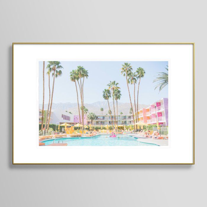 palm springs Framed Art Print by The Best Print Shop added by Kayanna Valderrama