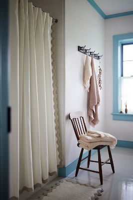Maeve by Anthropologie Scalloped Shower Curtain added by Lauren Meadows