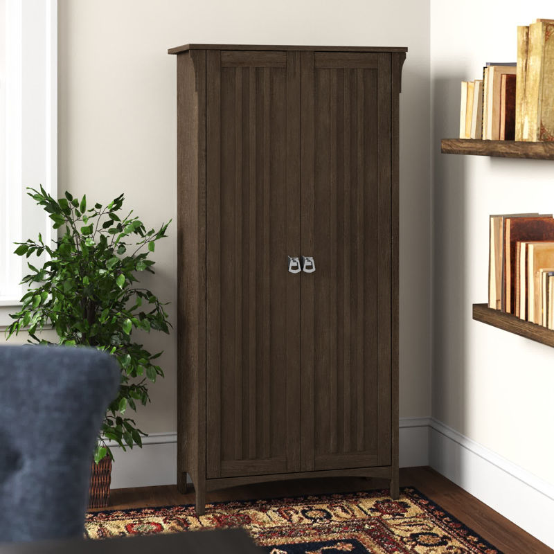Pernell 32'' Wide 5 - Shelf Storage Cabinet added by Bridgette Pickering