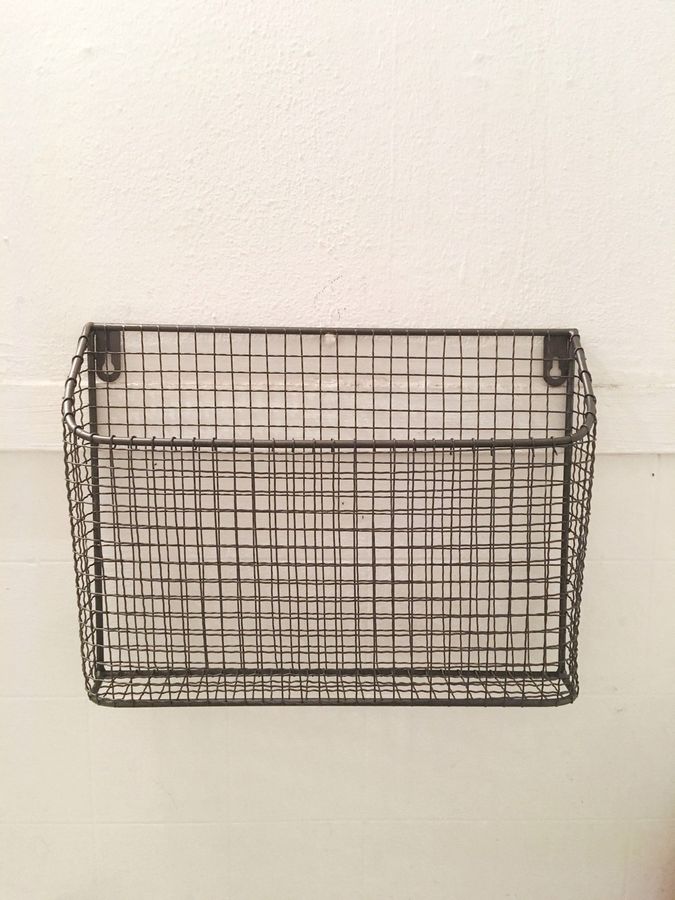 Wall Magazine Rack , Wire Hanging File Holder , New Office Organization , Brochure Holder , Wall Organizer , Chicken Wire Basket , Mom Gift - Etsy added by Stephanie Northrop