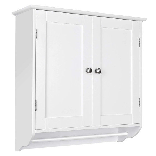 Goulart 23.62'' W 24.2'' H Surface Mount Frameless Medicine Cabinet with Towel Bar added by sallie tyler