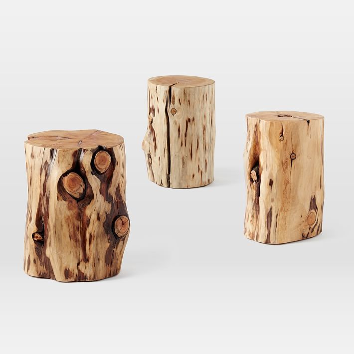 Natural Tree Stump Side Table added by Kate Lynn Nemett
