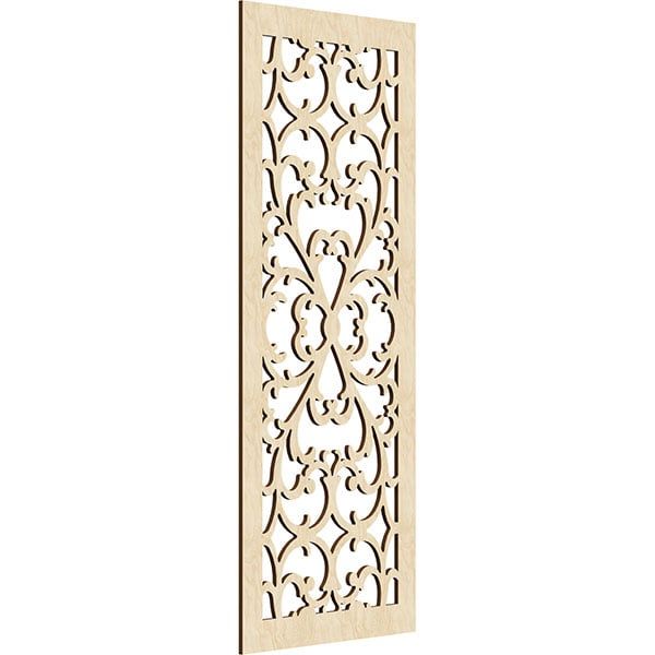 23 3/8-Inch W x 59 3/8-Inch H x 3/8-Inch T Forester Decorative Fretwork Wood Wall Panels, Birch added by Sunayna Ravula