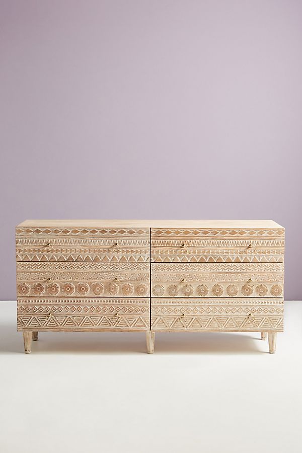 Handcarved Delhi Six-Drawer Dresser added by Kimmy Bartle