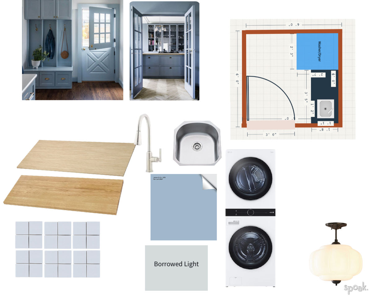 Laundry Room Inspo designed by Kirsten Byron