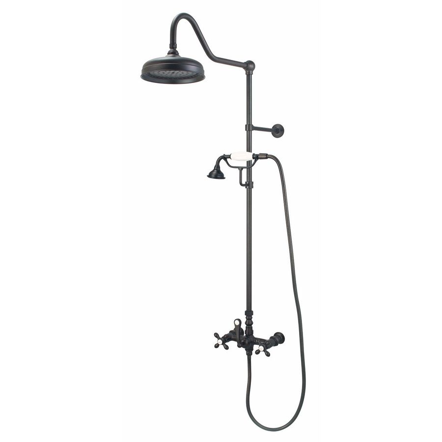 Mason Hill Collection Exposed Cross Handle Shower Set with Handshower added by Brenna Porterfield