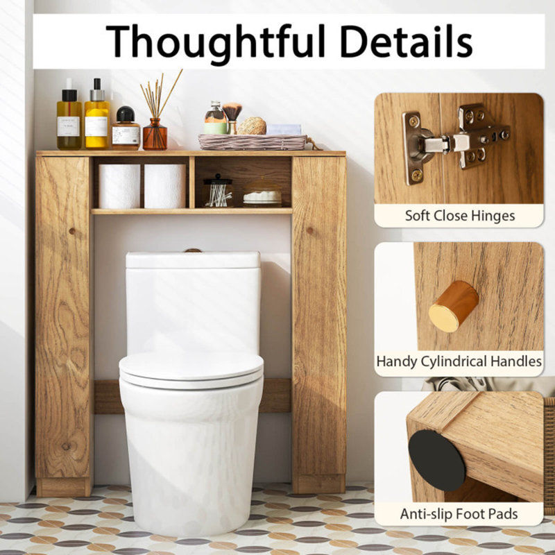 bathroom storage added by Aubrey Bates