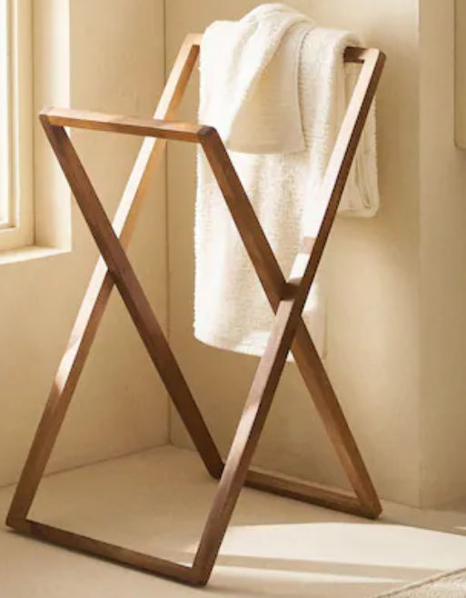 ACACIA WOOD TOWEL RACK added by Jessica Galasco