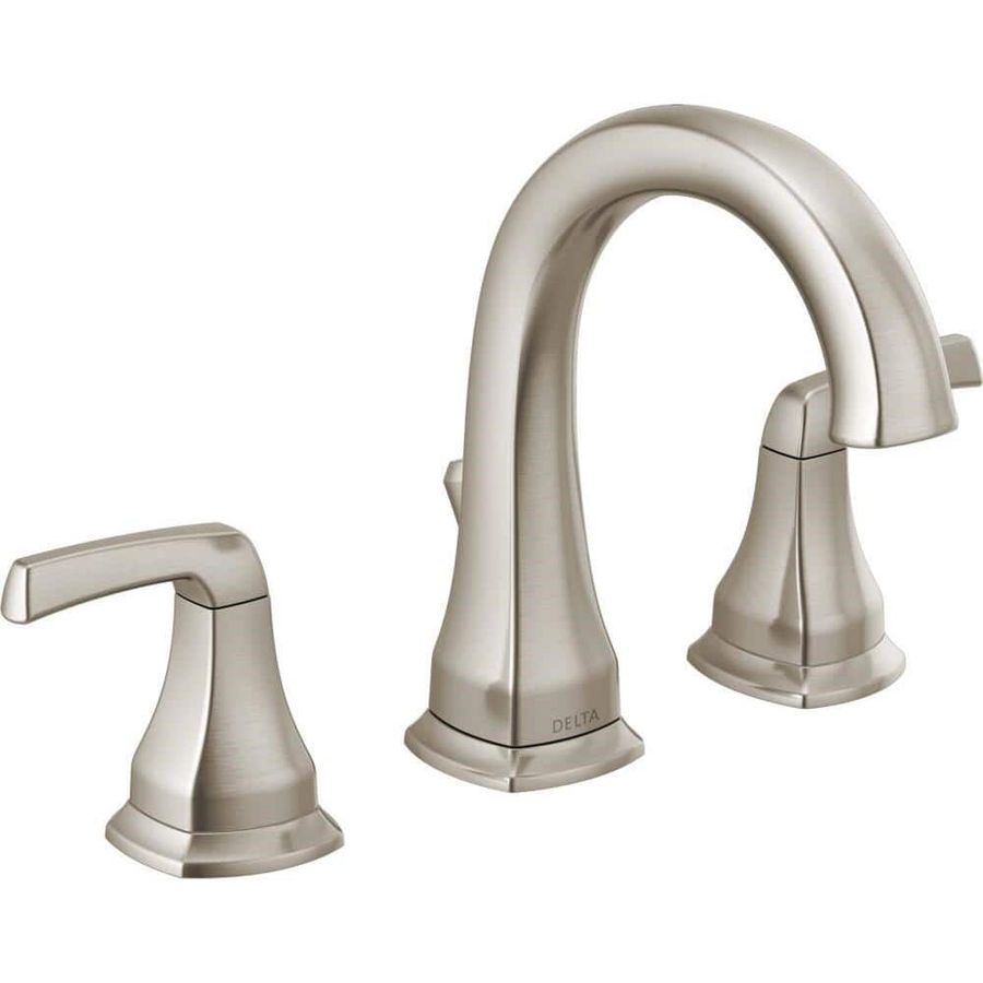 Delta Portwood 8 in. Widespread 2-Handle Bathroom Faucet in SpotShield Brushed Nickel 35770LF-SP - The Home Depot added by HELEN SALGADO