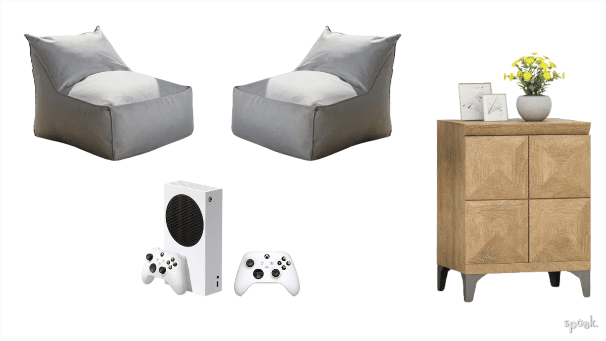 Cozy Game Room Inspo designed by Bailey Rankin