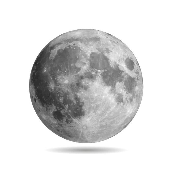 Realistic Full Moon Wall Decal added by Courtney Hill