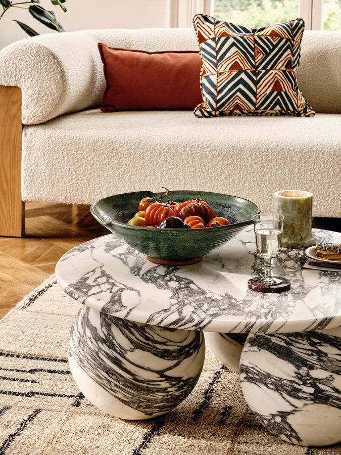 Oxley Coffee Table, Arabescato Corchia Marble - Soho Home added by Jada Williams