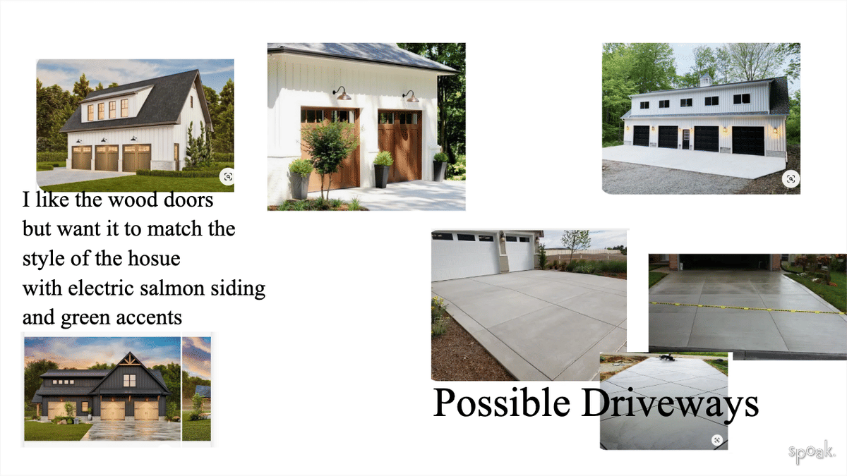 Garage Inspiration designed by Hannah Schwartz
