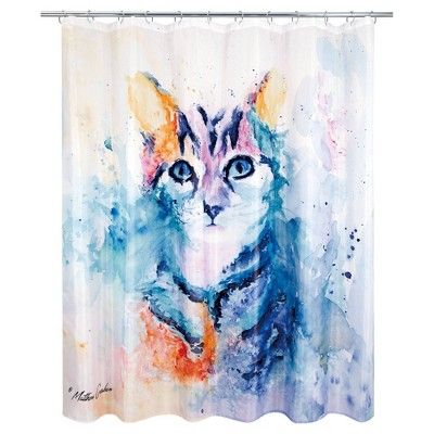 Water Kitten Shower Curtain - Allure Home Creations added by HELEN SALGADO