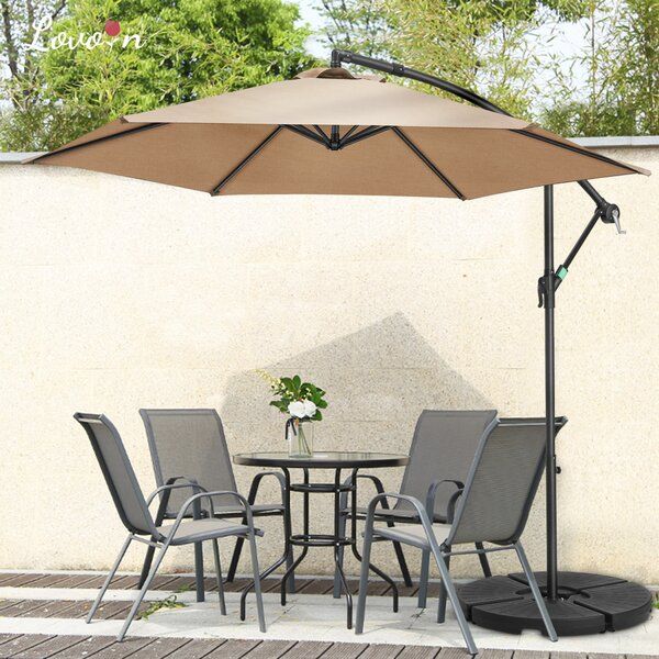 Ersheen 120'' Cantilever Umbrella added by Zanneta Peart Bennett