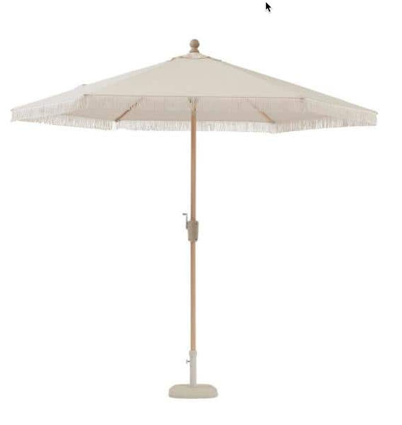 9 ft. Aluminum Market Auto Tilt Patio Umbrella in Almond added by Monica Torres