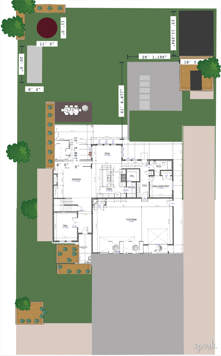Outdoor Layout designed by Mariah Rupp