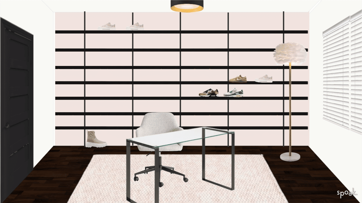 Pink Office Inspo designed by Kasey Moore