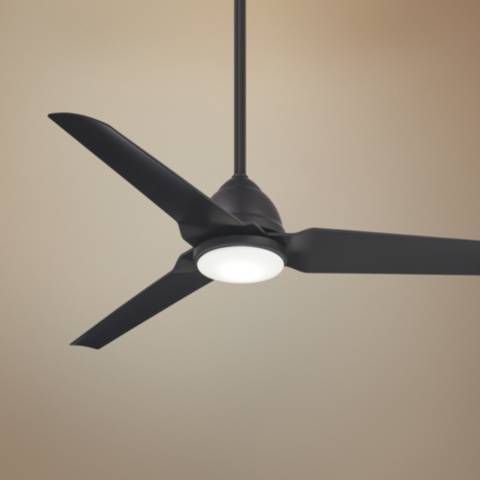 54" Minka Aire Java Coal Indoor-Outdoor LED Ceiling Fan with Remote - #67Y35 | Lamps Plus added by Rose Jacobsen