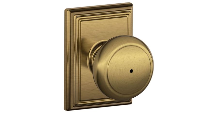 Schlage F40AND609ADD Andover Privacy Door Knob Set with | Build.com added by Melissa Cohen