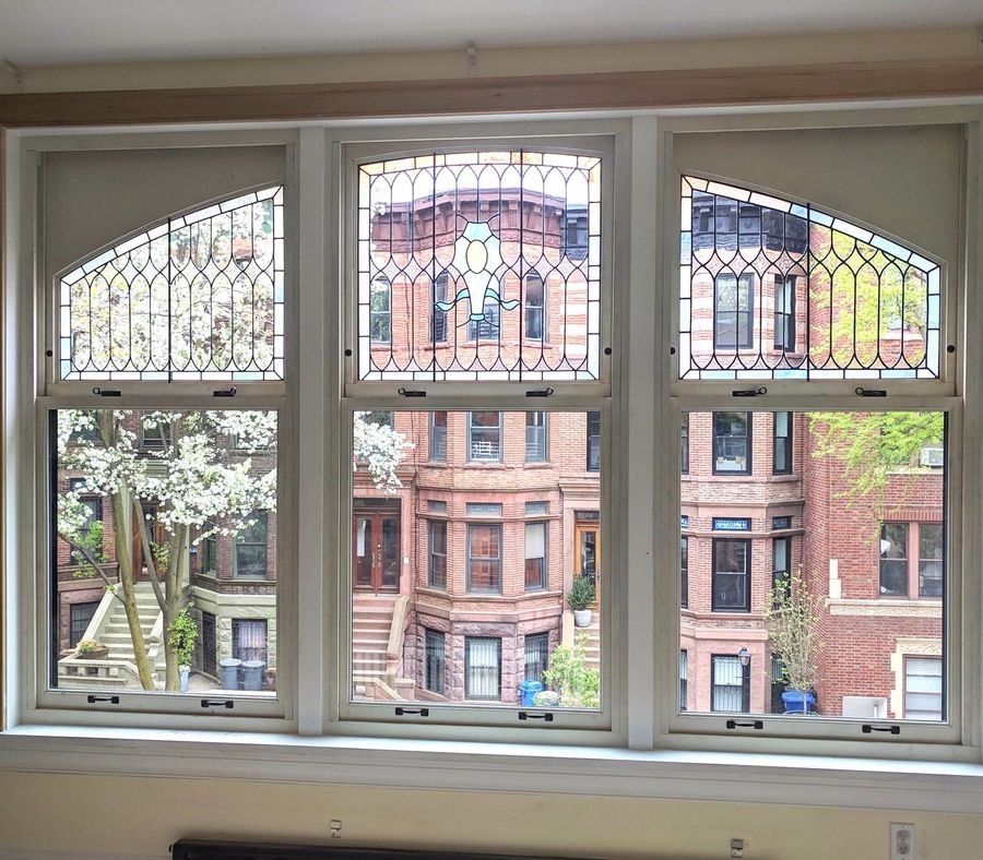 Brownstone Restored Stained Glass | Historical Windows of New York added by Lindsey O'Brien