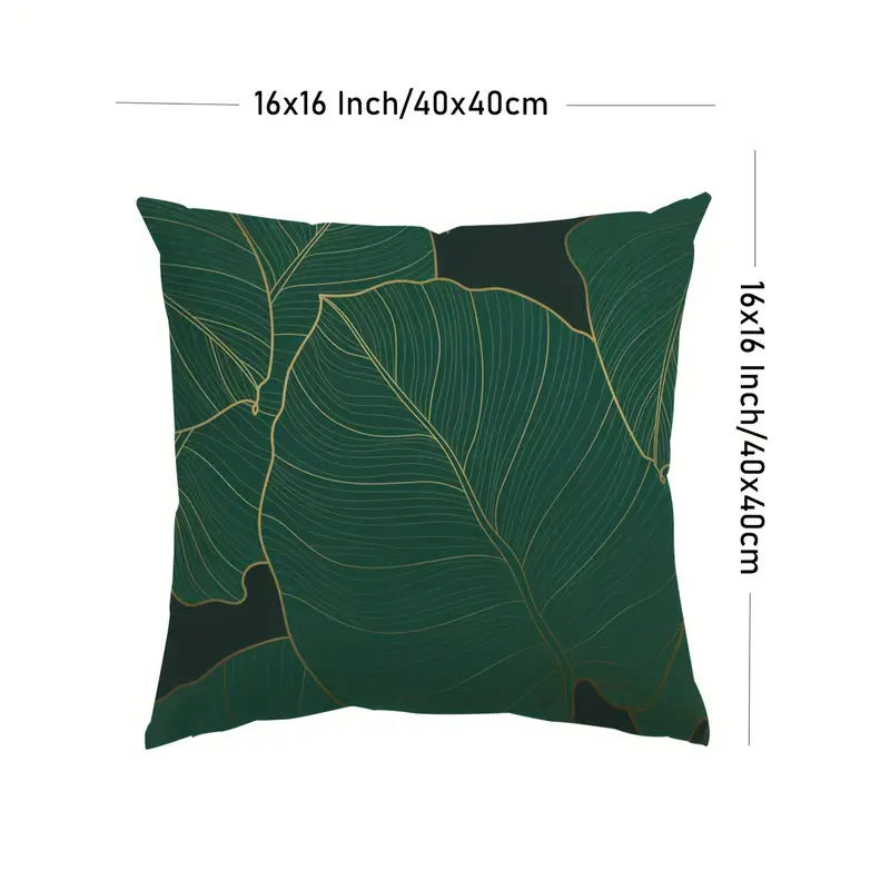 Tropical Leaf Pillow Cover added by Amanda Manganaro