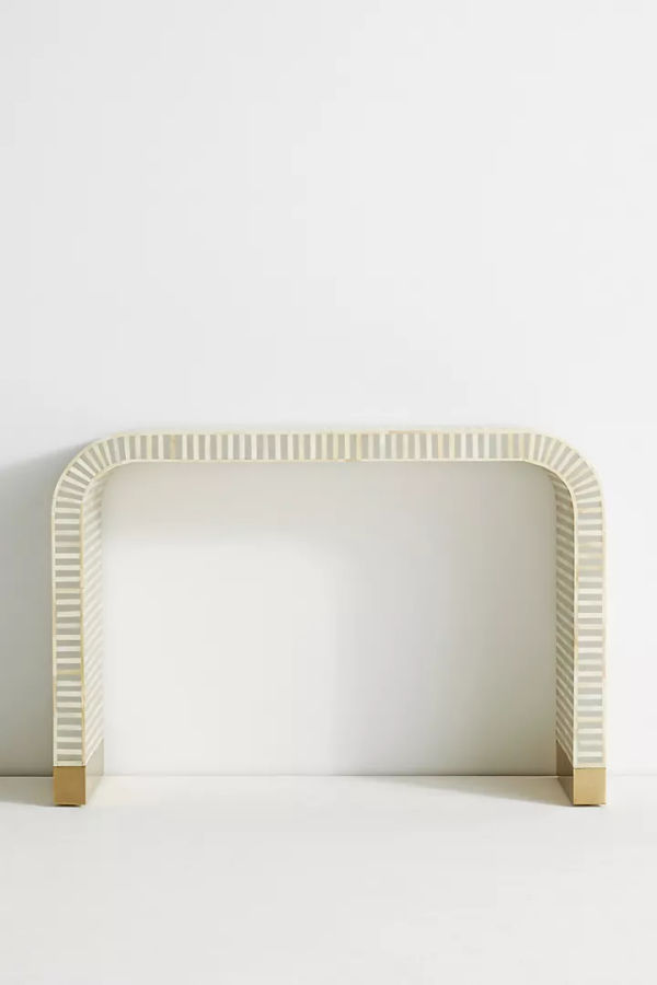 Waterfall Inlay Console Table added by Hillary Giampietro