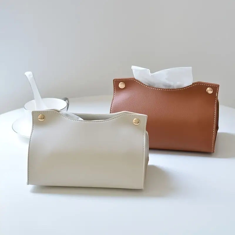 Niche Minimalist Design Tissue Storage Box Solid Color Home - Temu added by Sarah Jackson