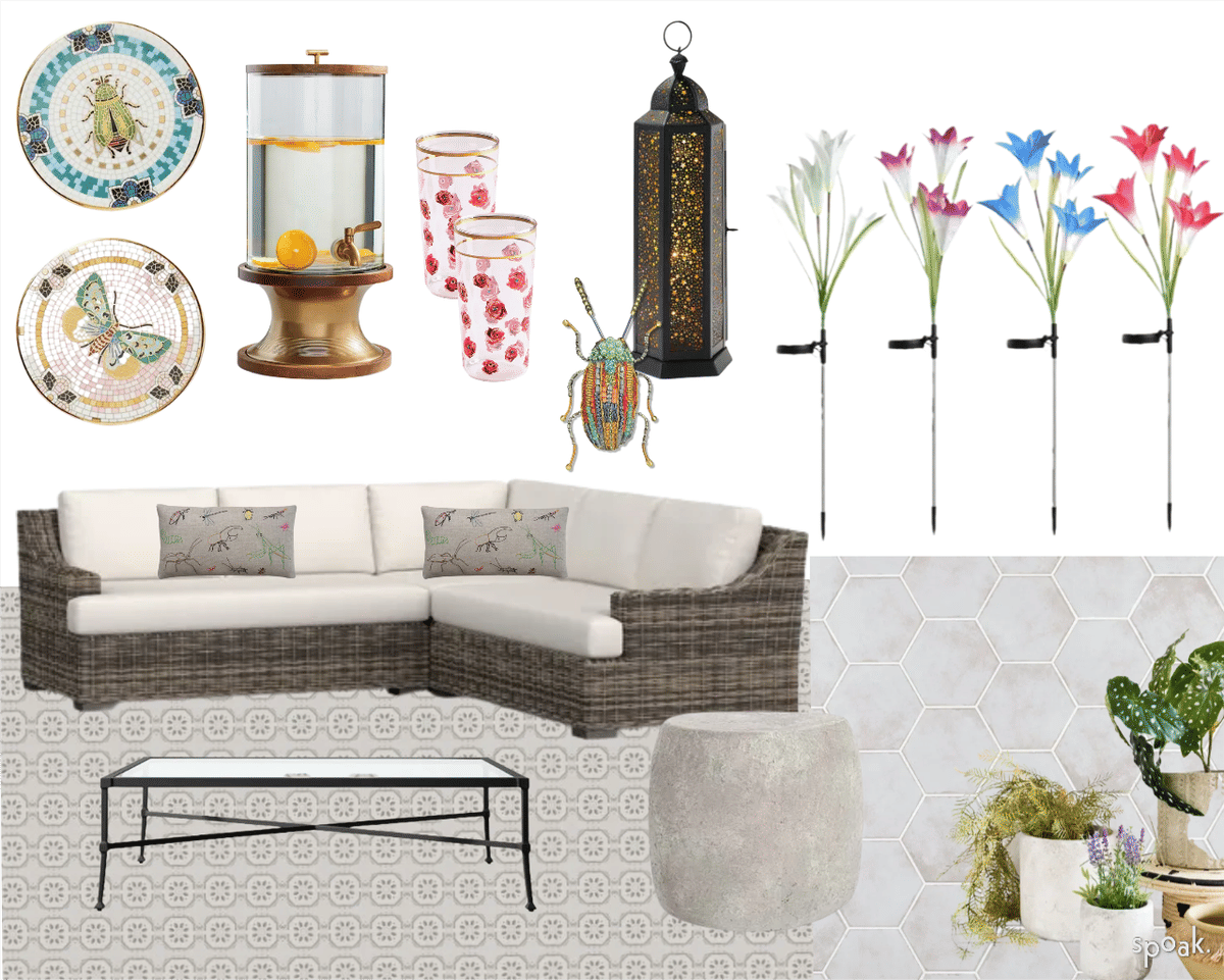 Kitchen + Living Room Inspiration designed by Samantha Rice