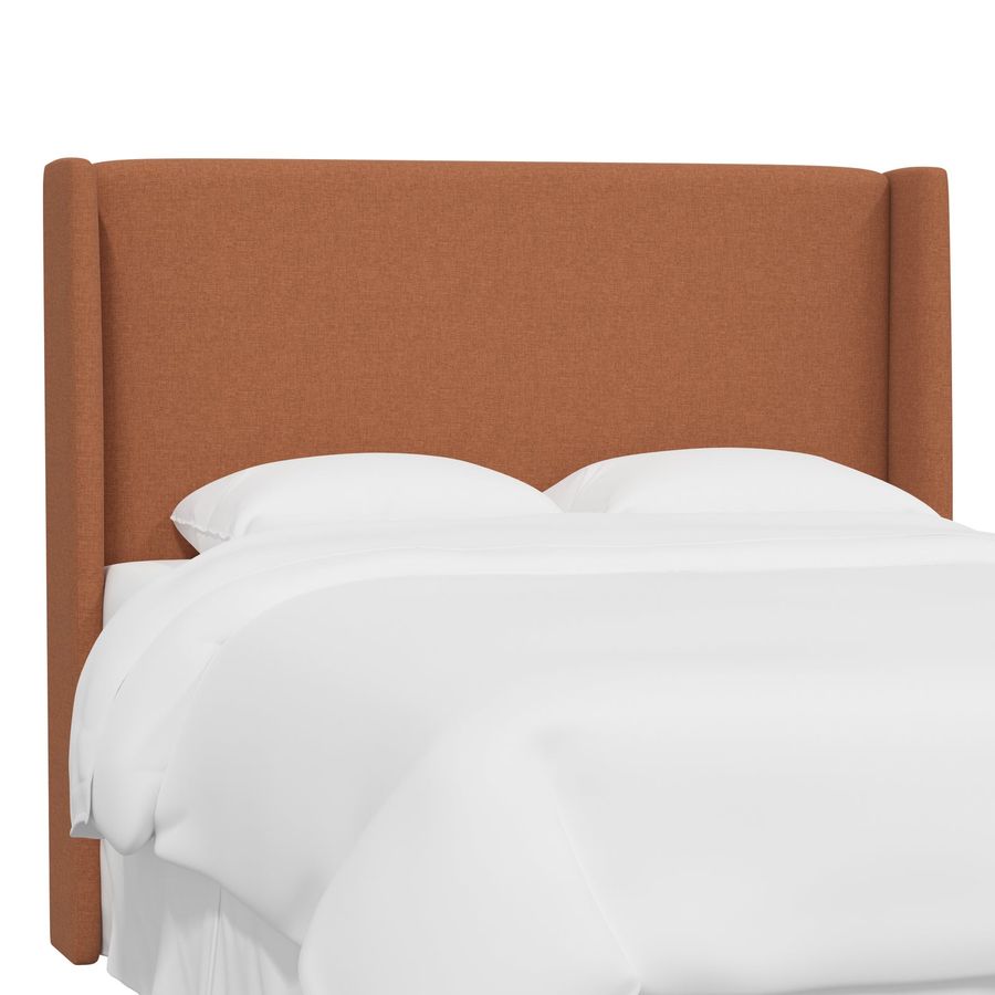 Jordan Twin Wingback Headboard in Zuma Terracotta added by Hansine Sterken