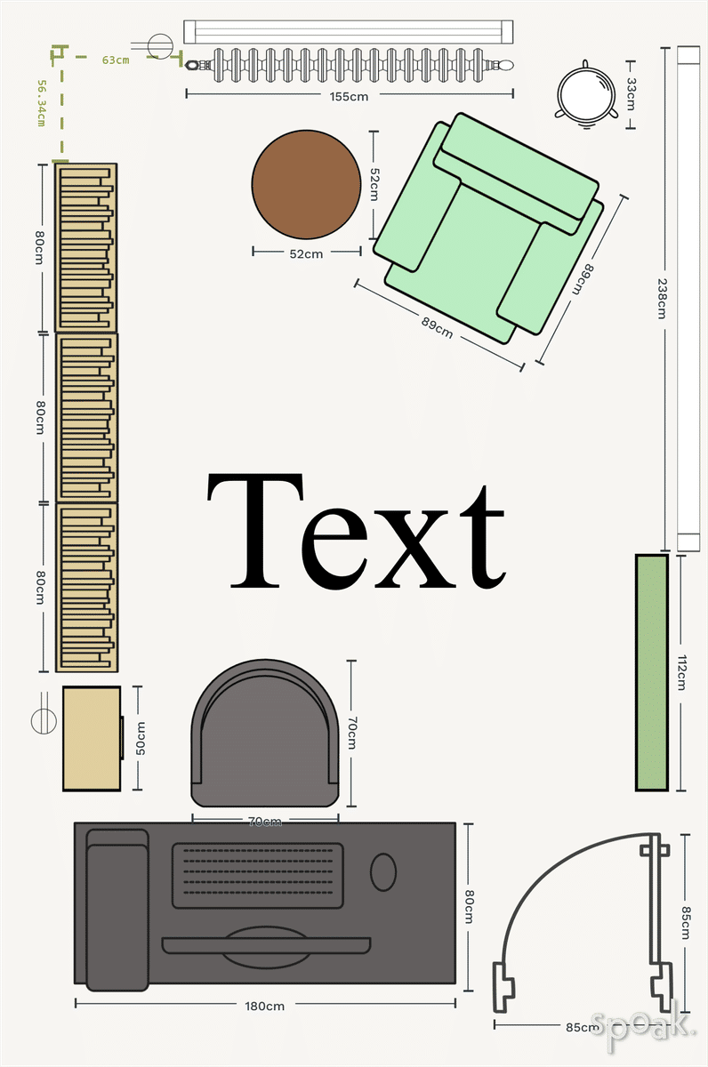 Library Plan designed by Anna Veronica